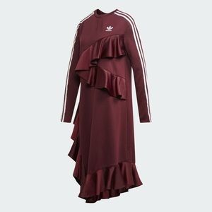 Adidas X J Koo burgundy dress